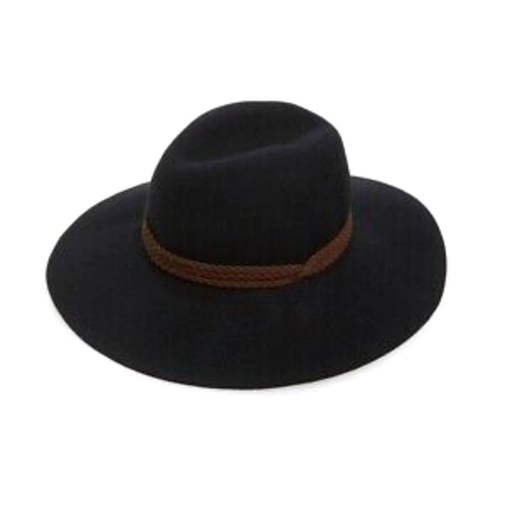 Black floppy wool hat - Phase 3